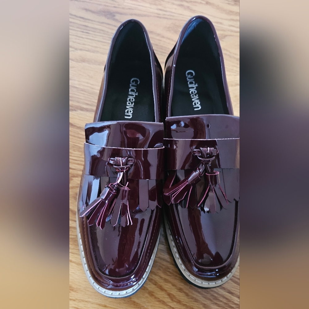 Calvin Klein Women's Burgundy Loafers 7.5 - Picture 5 of 9
